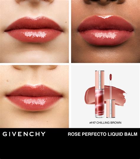 givenchy 19 woody red|Givenchy Le Rose Perfecto Liquid Balm in 19 Woody .